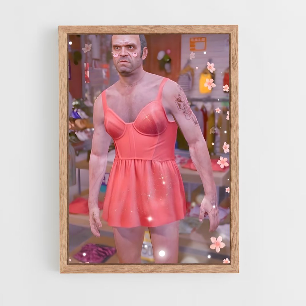 Poster Reflet Étonnant – affiche GTA V (vue 4)